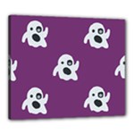 ghost Emoji  Canvas 24  x 20  (Stretched)