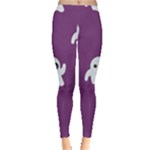 ghost Emoji  Leggings 