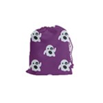 ghost Emoji  Drawstring Pouch (Small)