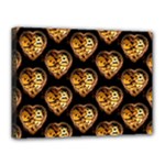 Heart Steampunk Canvas 16  x 12  (Stretched)