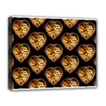 Heart Steampunk Deluxe Canvas 20  x 16  (Stretched)