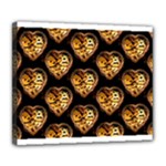 Heart Steampunk Deluxe Canvas 24  x 20  (Stretched)