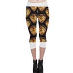 Heart Steampunk Capri Leggings 