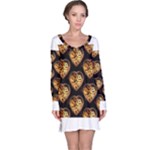 Heart Steampunk Long Sleeve Nightdress