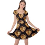 Heart Steampunk Cap Sleeve Dress