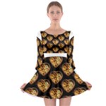 Heart Steampunk Long Sleeve Skater Dress