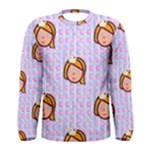 princess emoji Men s Long Sleeve T-shirt