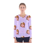 princess emoji Women s Long Sleeve T-shirt