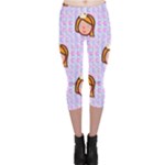 princess emoji Capri Leggings 