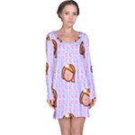 princess emoji Long Sleeve Nightdress