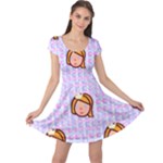 princess emoji Cap Sleeve Dress