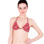 brunette girl emoji Bikini Top