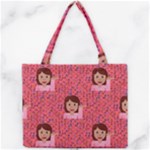 brunette girl emoji Mini Tote Bag