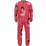 brunette girl emoji OnePiece Jumpsuit (Men)