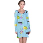 Lemon Party Long Sleeve Nightdress