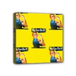 Rosie the riveter Mini Canvas 4  x 4  (Stretched)