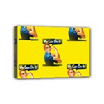 Rosie the riveter Mini Canvas 6  x 4  (Stretched)