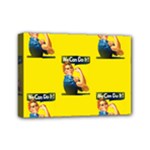 Rosie the riveter Mini Canvas 7  x 5  (Stretched)