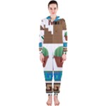 Mexico  Hooded Jumpsuit (Ladies)