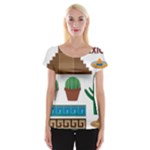 Mexico  Women s Cap Sleeve Top