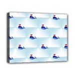 kawaii narwhal Canvas 10  x 8  (Stretched)