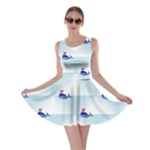 kawaii narwhal Skater Dress