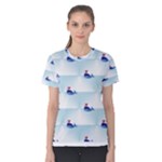 kawaii narwhal Women s Cotton Tee