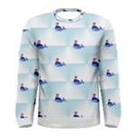 kawaii narwhal Men s Long Sleeve T-shirt