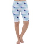 kawaii narwhal Cropped Leggings 