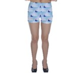 kawaii narwhal Skinny Shorts