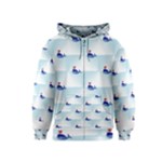 kawaii narwhal Kids Zipper Hoodie