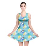 left Shark Reversible Skater Dress