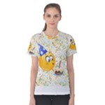 happy birthday emoji Women s Cotton Tee