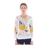 happy birthday emoji Women s Long Sleeve T-shirt