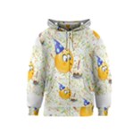 happy birthday emoji Kids Zipper Hoodie