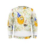 happy birthday emoji Kid s Sweatshirt