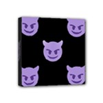 satan Emoji  Mini Canvas 4  x 4  (Stretched)