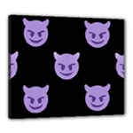 satan Emoji  Canvas 24  x 20  (Stretched)