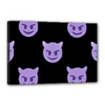 satan Emoji  Canvas 18  x 12  (Stretched)