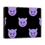 satan Emoji  Deluxe Canvas 20  x 16  (Stretched)