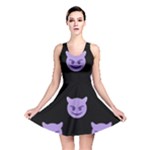 satan Emoji  Reversible Skater Dress