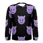 satan Emoji  Men s Long Sleeve T-shirt