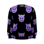 satan Emoji  Women s Sweatshirt