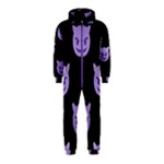 satan Emoji  Hooded Jumpsuit (Kids)