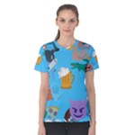 boy Emoji Women s Cotton Tee