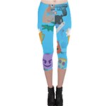 boy Emoji Capri Leggings 