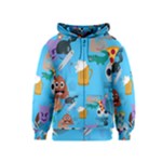 boy Emoji Kids Zipper Hoodie