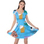 boy Emoji Cap Sleeve Dress