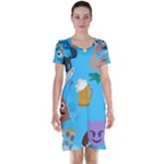 boy Emoji Short Sleeve Nightdress