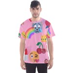 girly Emoji  Men s Sport Mesh Tee